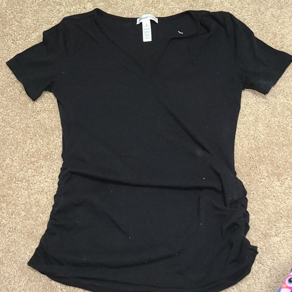 3/$15 Ambiance maternity size small black top